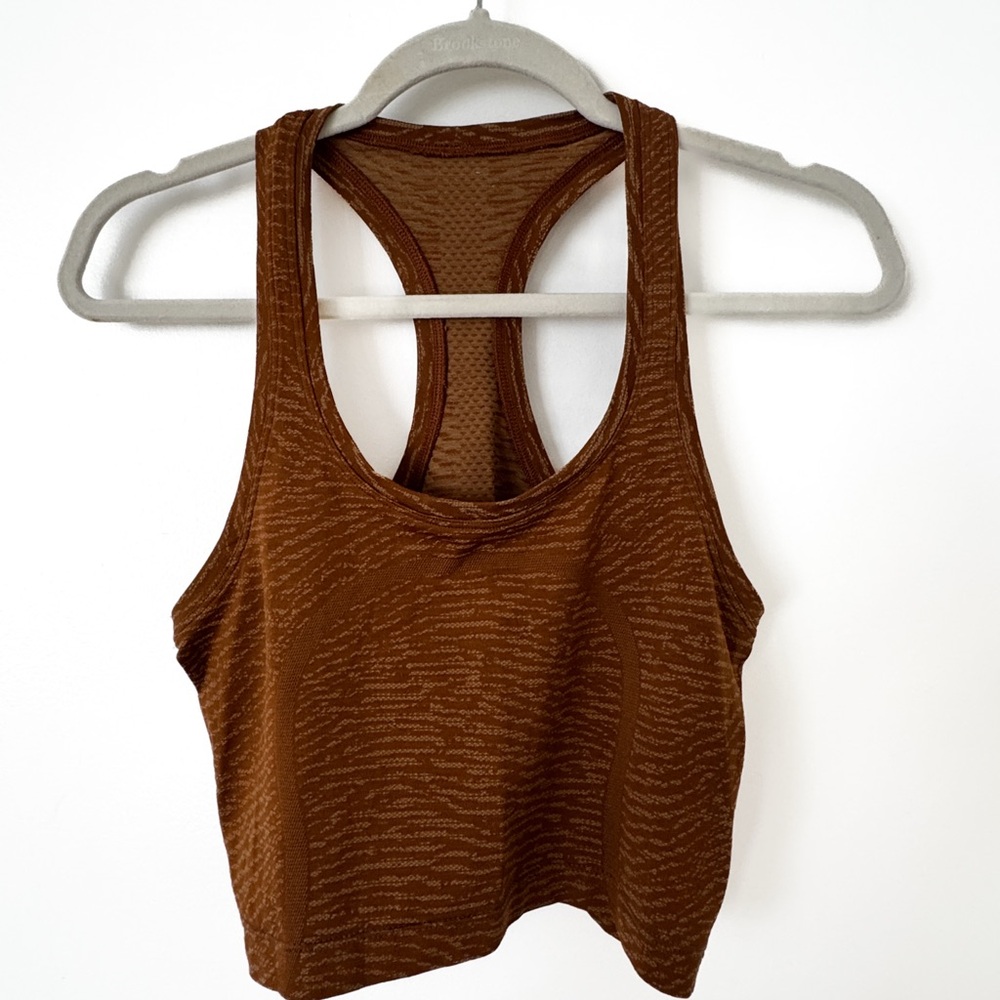Lululemon Swiftly Tech Cropped Racerback Tank Top